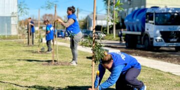 Don Orione suma una nueva plaza donde era un terreno baldío