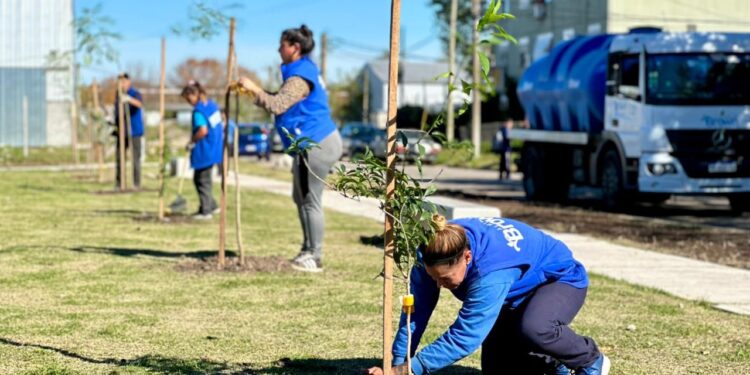 Don Orione suma una nueva plaza donde era un terreno baldío