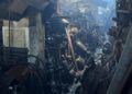 Bomberos evitaron una tragedia al contener un feroz incendio en un taller de Burzaco