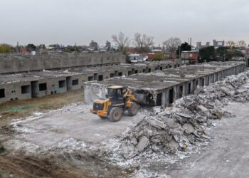 Construyen un nuevo espacio recreativo en el barrio La Maquinita