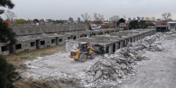 Construyen un nuevo espacio recreativo en el barrio La Maquinita