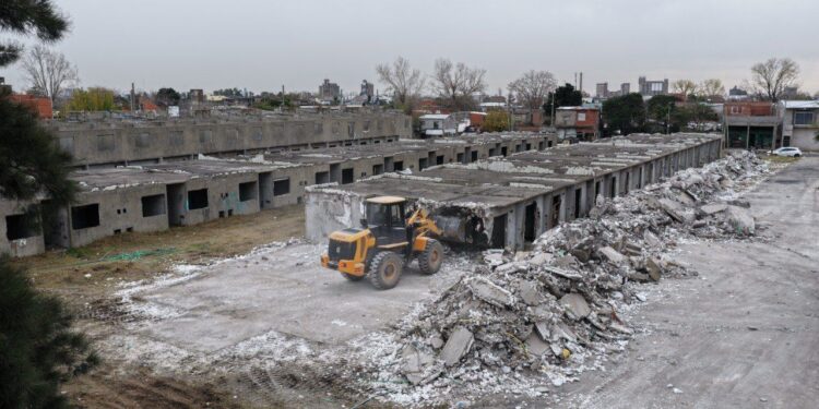 Construyen un nuevo espacio recreativo en el barrio La Maquinita