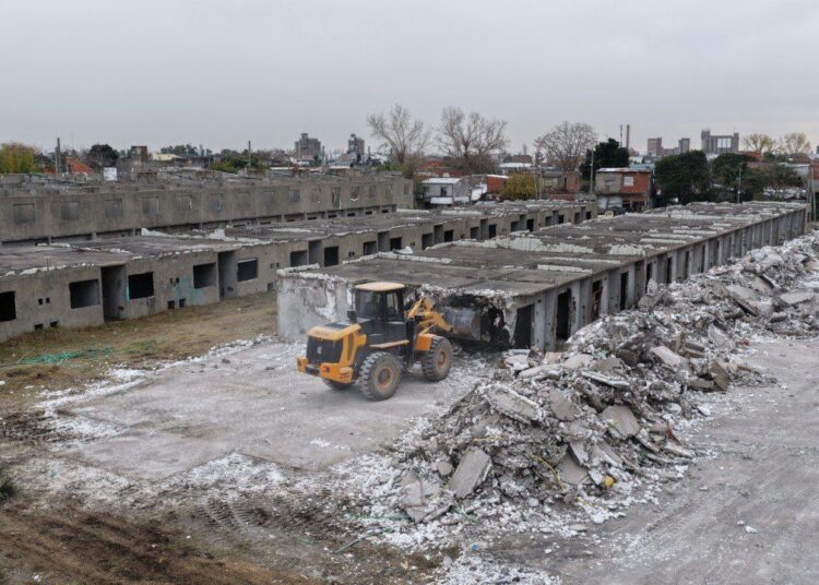 Construyen un nuevo espacio recreativo en el barrio La Maquinita