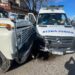 Longchamps: dos heridos en un choque entre un camión y una ambulancia