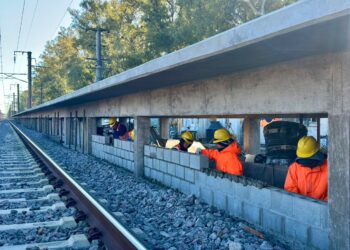 Retomaron la construcción de la Estación de Trenes de la Universidad Guillermo Brown