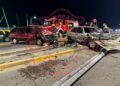Fin de semana con un fuerte choque en Claypole y vuelcos en Burzaco y Temperley