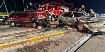 Fin de semana con un fuerte choque en Claypole y vuelcos en Burzaco y Temperley