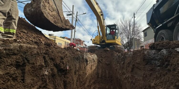El Municipio de Brown avanza con una obra que permitirá sanear más de diez hectáreas