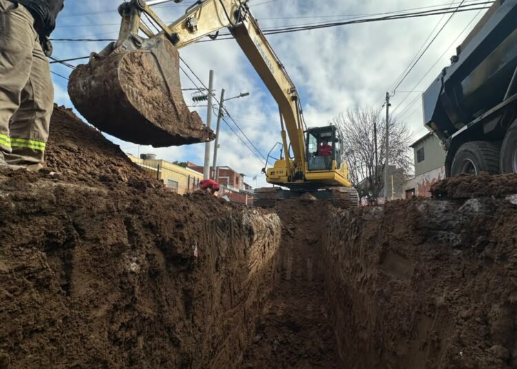 El Municipio de Brown avanza con una obra que permitirá sanear más de diez hectáreas